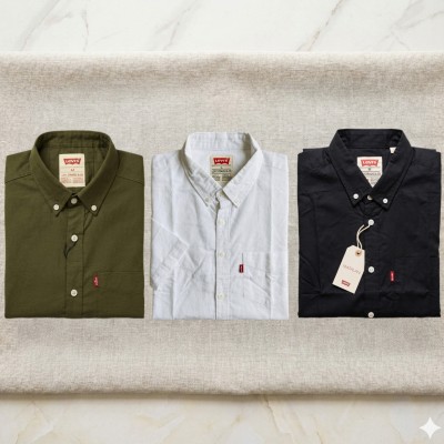 Premium Oxford Cotton Shirts for Men – Export Quality 3 PCS Combo