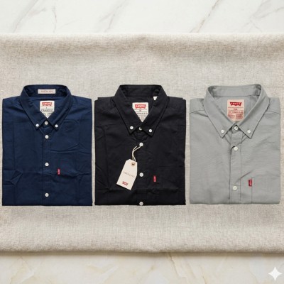 Premium Oxford Cotton Shirts for Men – Export Quality 3 PCS Combo