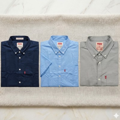 Premium Oxford Cotton Shirts for Men – Export Quality 3 PCS Combo
