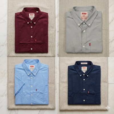 Premium Oxford Cotton Shirts for Men – Export Quality 4 PCS Combo