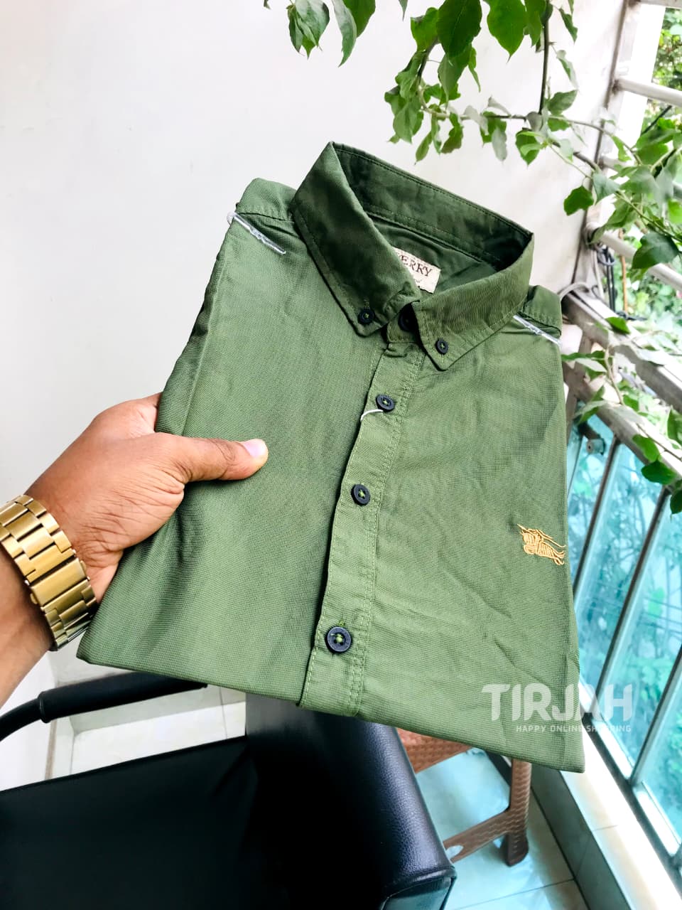 Full Sleeve Silk Shine Cotton Shirt
