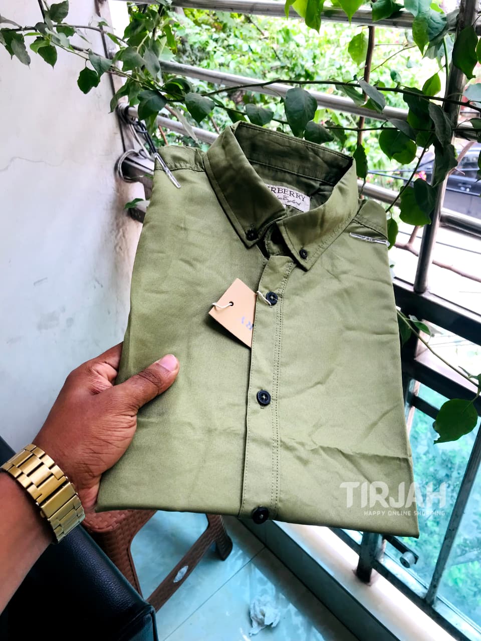 Full Sleeve Silk Shine Cotton Shirt