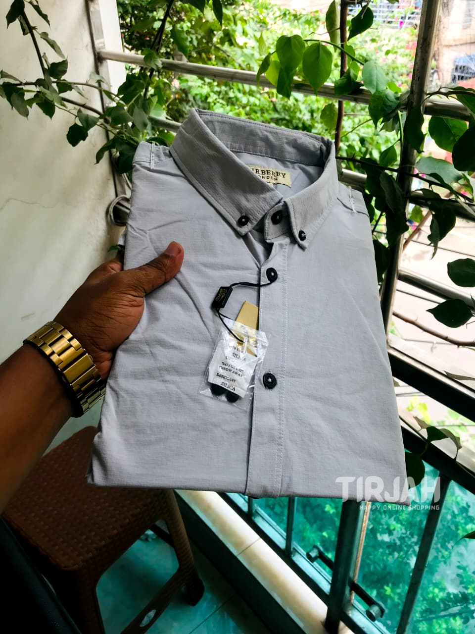 Full Sleeve Silk Shine Cotton Shirt