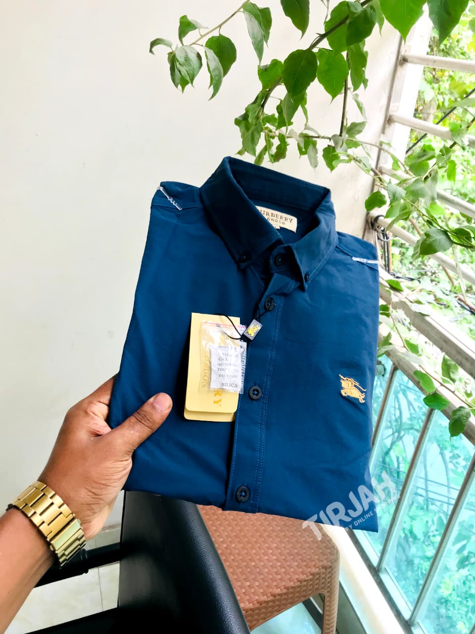 Full Sleeve Silk Shine Cotton Shirt