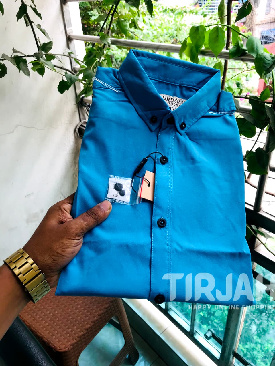 Full Sleeve Silk Shine Cotton Shirt