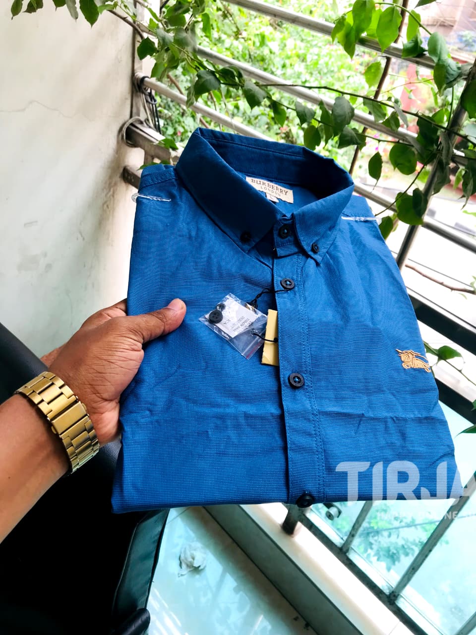 Full Sleeve Silk Shine Cotton Shirt