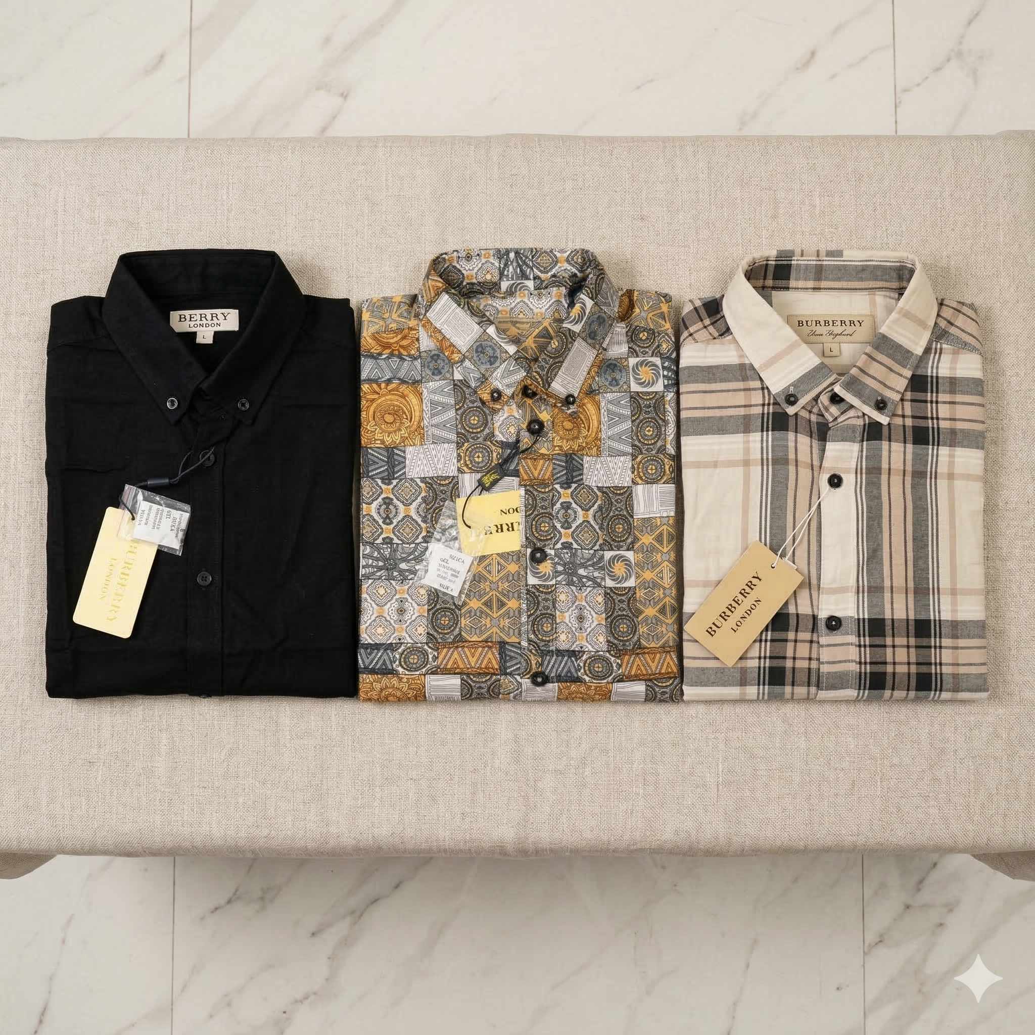 Premium Quality Long Sleeve Shirt Combo 3 Psc