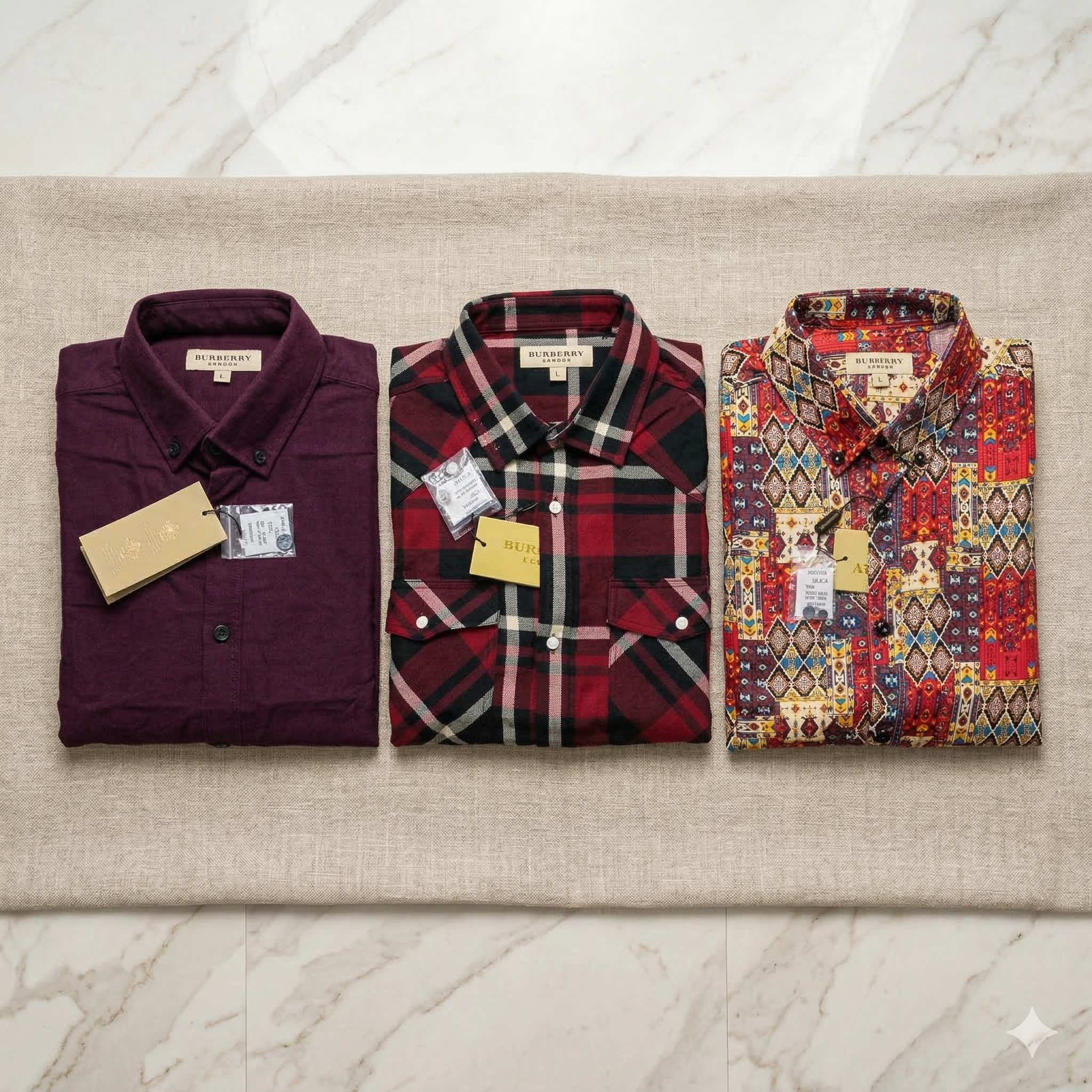 Premium Quality Long Sleeve Shirt Combo 3 Psc