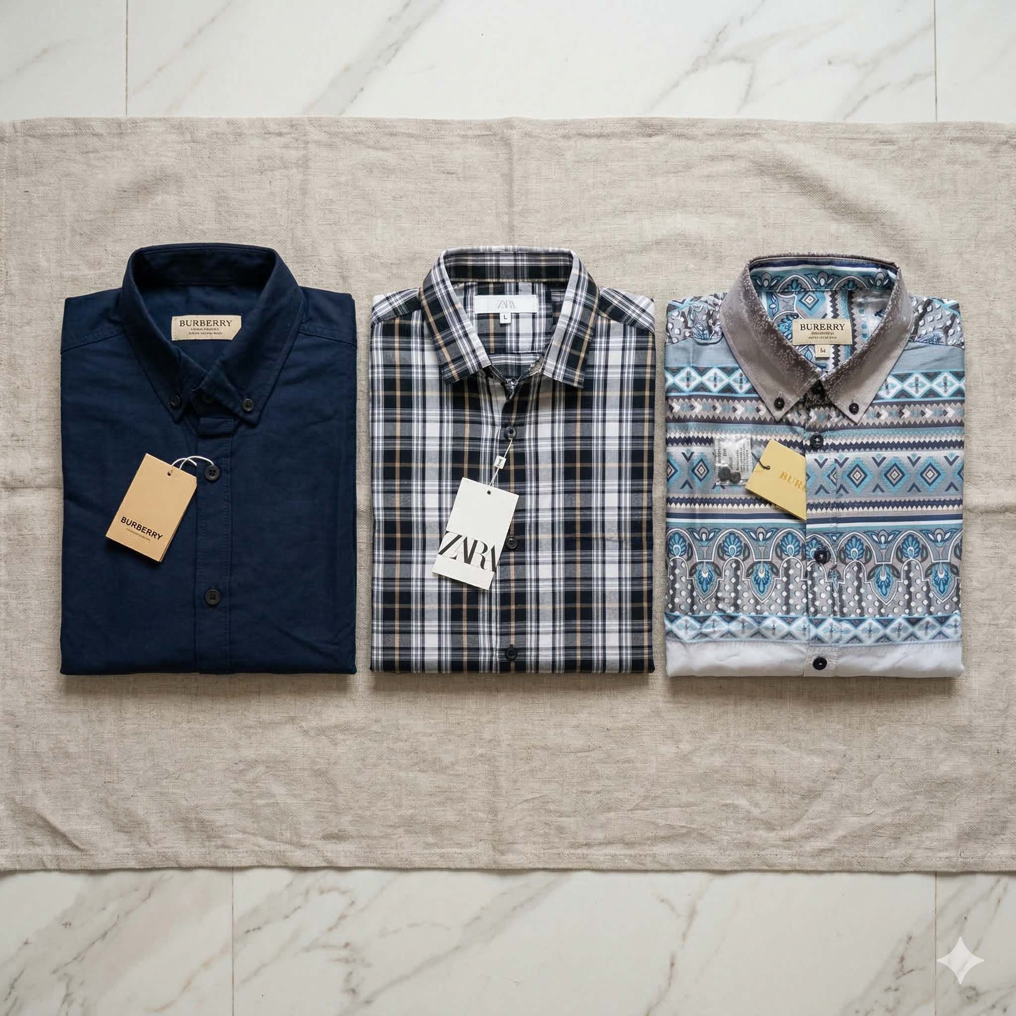 Premium Quality Long Sleeve Shirt Combo 3 Psc