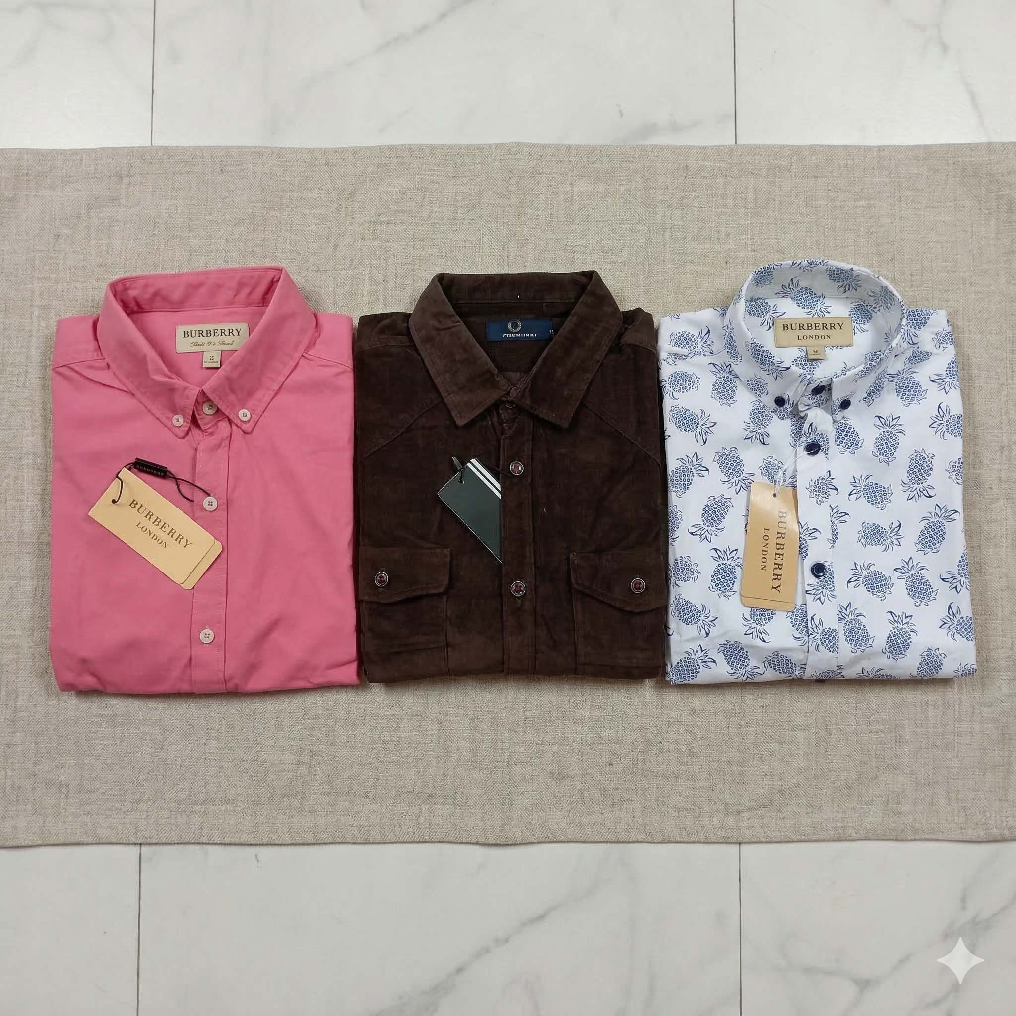 Premium Quality Long Sleeve Shirt Combo 3 Psc