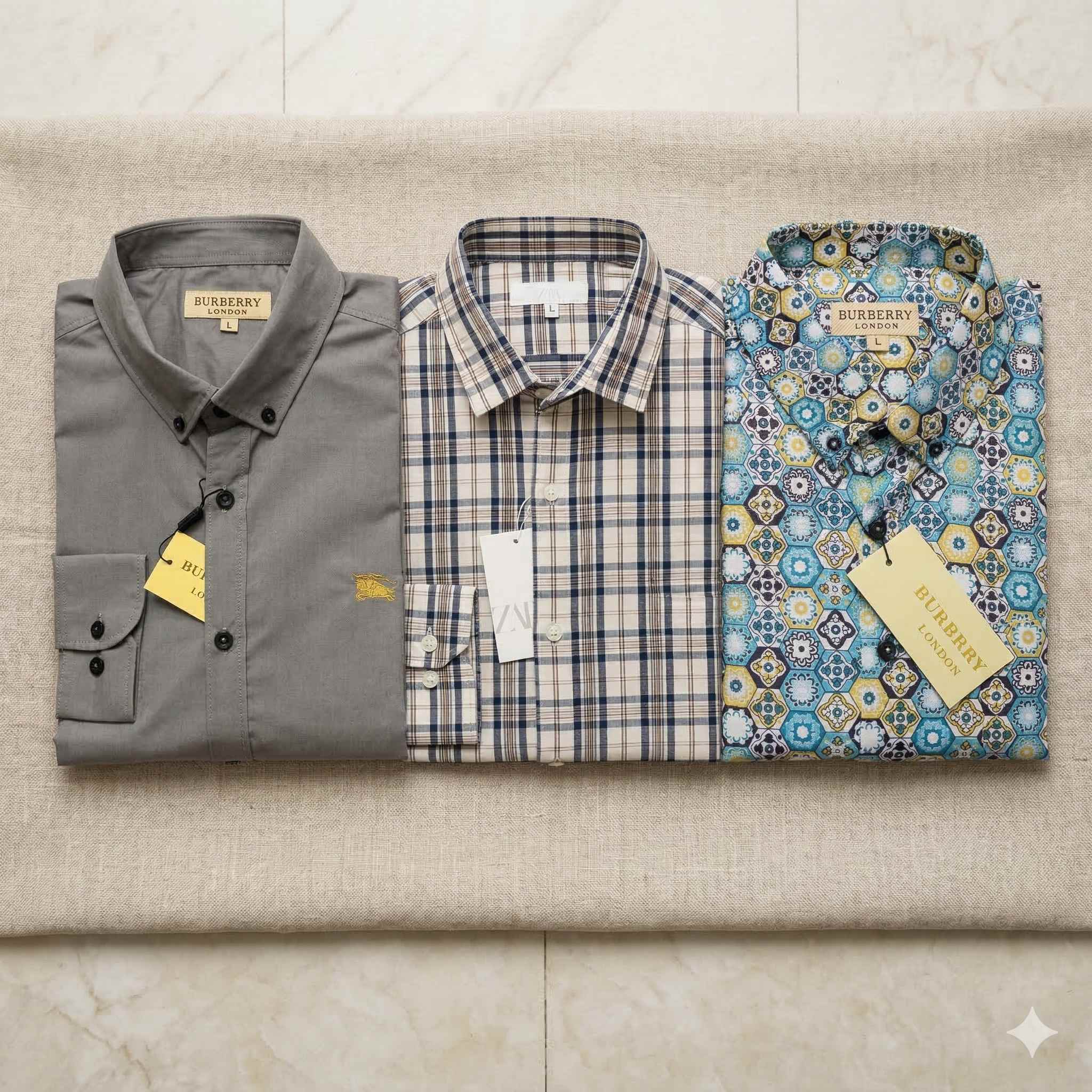 Premium Quality Long Sleeve Shirt Combo 3 Psc