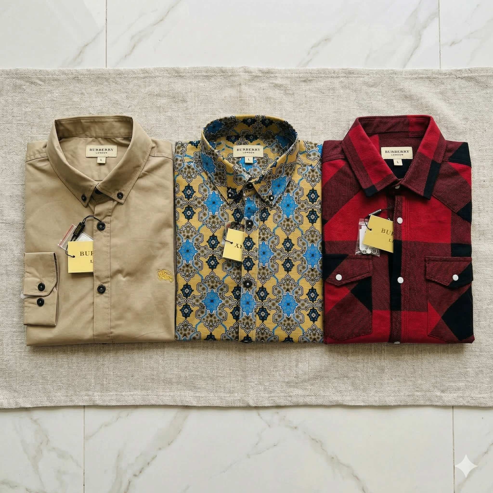 Premium Quality Long Sleeve Shirt Combo 3 Psc