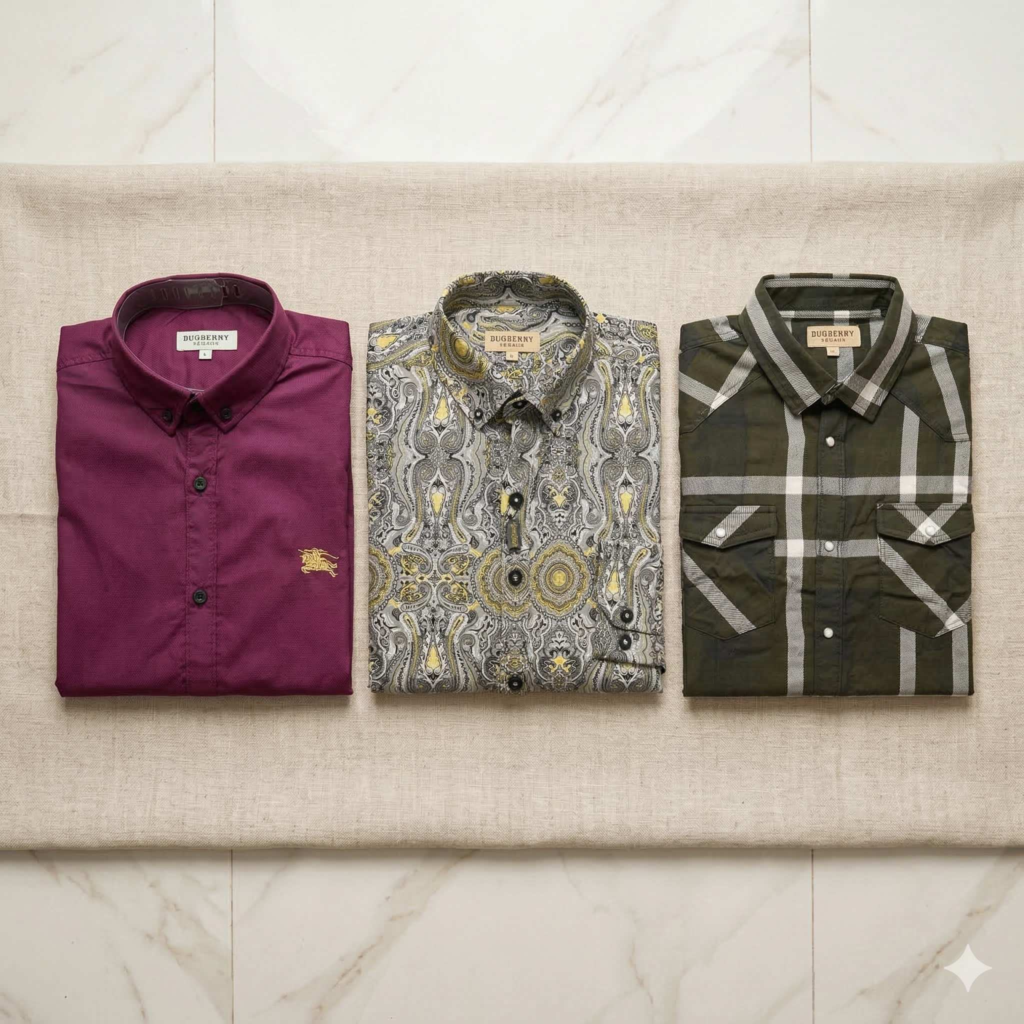 Premium Quality Long Sleeve Shirt Combo 3 Psc