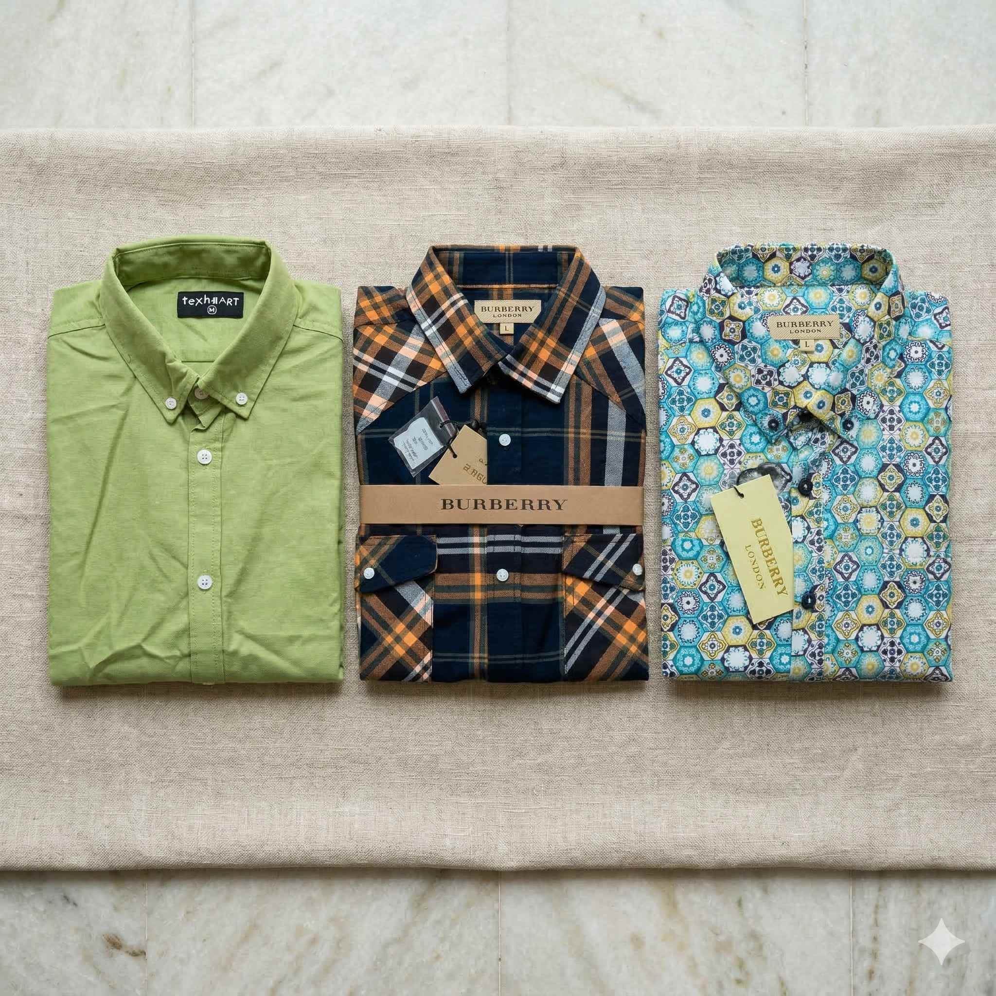 Premium Quality Long Sleeve Shirt Combo 3 Psc