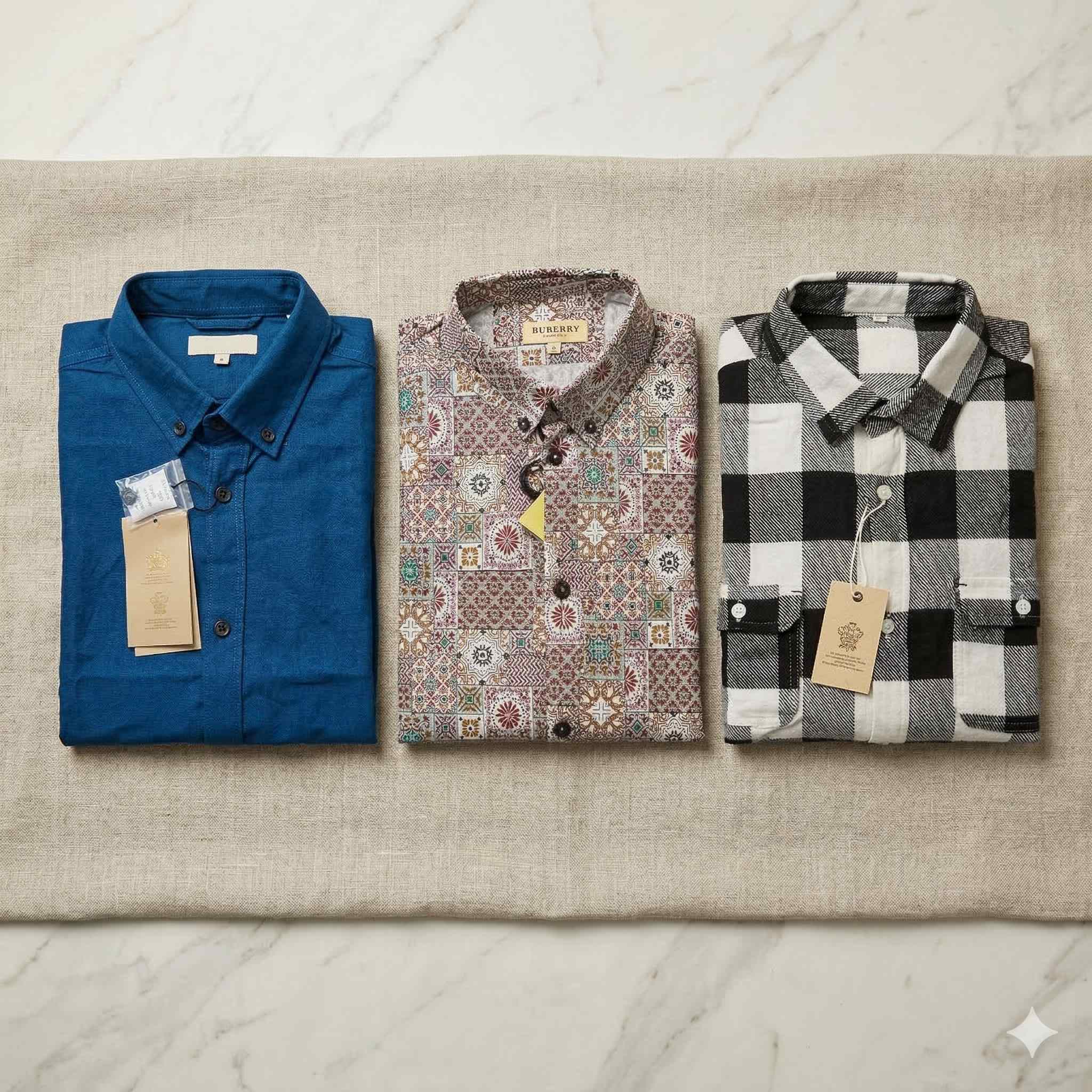 Premium Quality Long Sleeve Shirt Combo 3 Psc