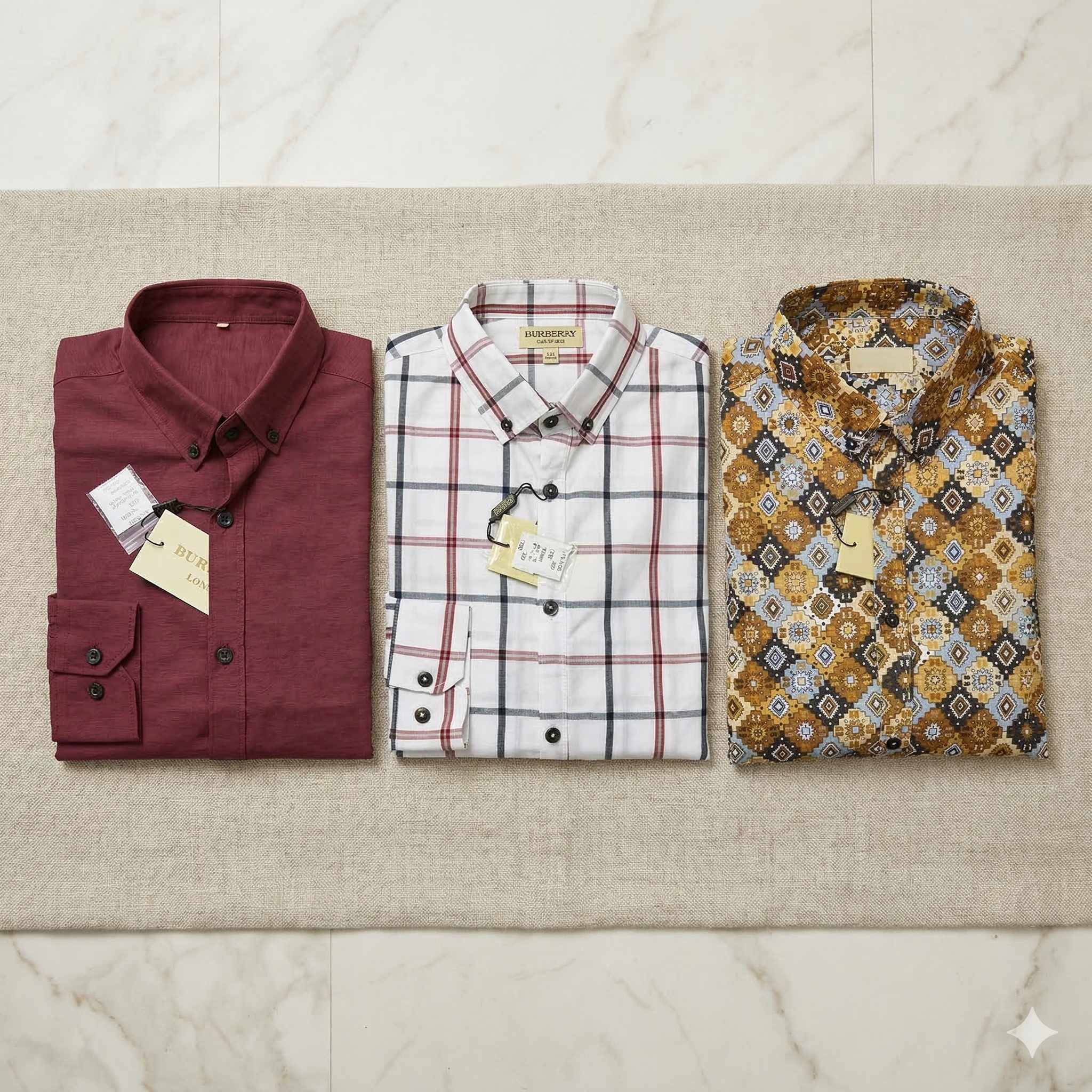 Premium Quality Long Sleeve Shirt Combo 3 Psc